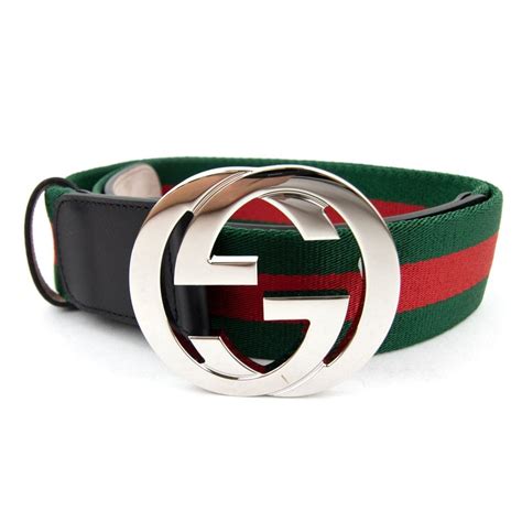 Gucci Belt Red Green In Men's Belts for sale .